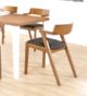 雙12購物節《維納斯》 馬來西亞進口 橡膠木 胡桃色 餐椅 餐桌 設計師款 非 H&D ikea 宜家 【新生活家具】
